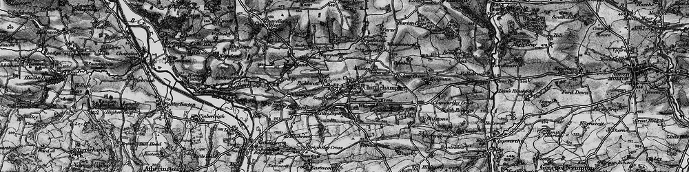 Old map of Townsend in 1898