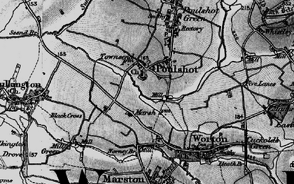 Old map of Townsend in 1898