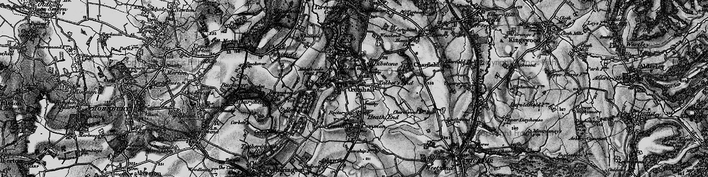 Old map of Townwell in 1897
