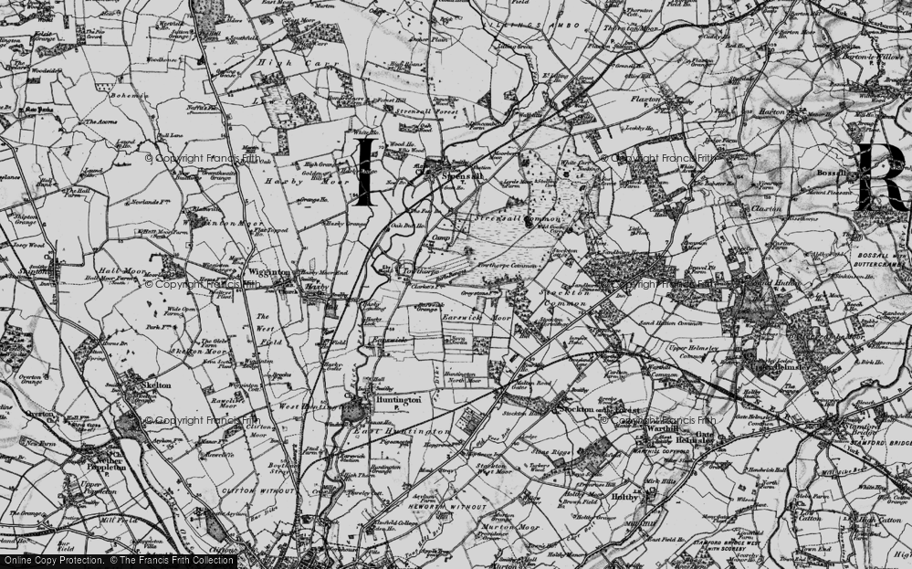 Old Map of Towthorpe, 1898 in 1898