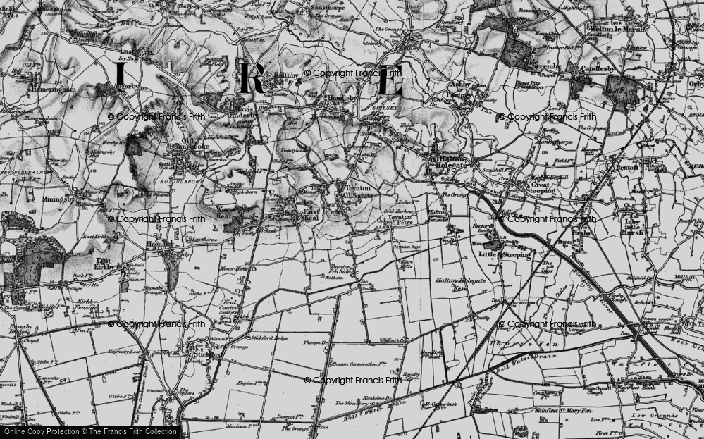 Old Map of Toynton All Saints, 1899 in 1899