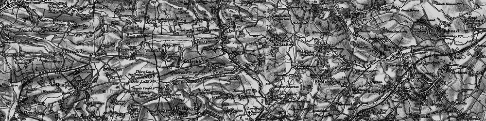 Old map of Tracebridge in 1898