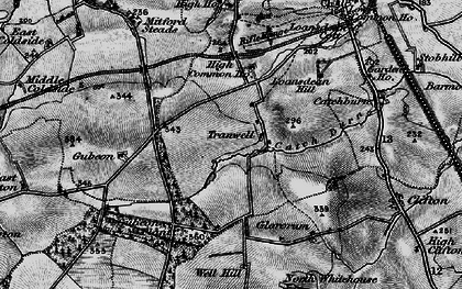 Old map of Tranwell in 1897