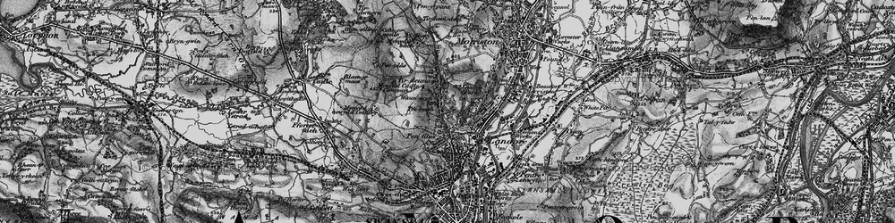 Old map of Tre-boeth in 1897