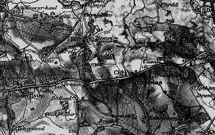 Old map of Brooklands in 1897