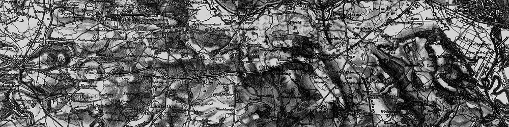 Old map of Tre-hill in 1897