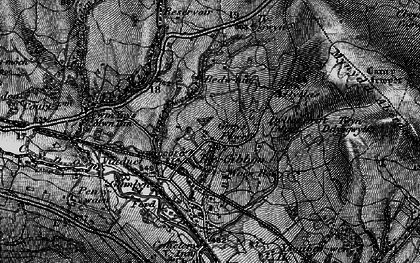 Old map of Tre-Ifor in 1898