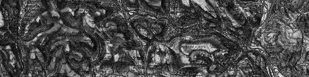Old map of Trebanog in 1897