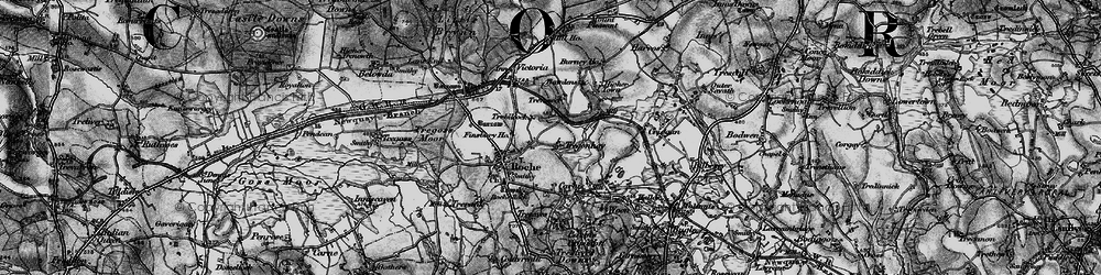 Old map of Trebilcock in 1895