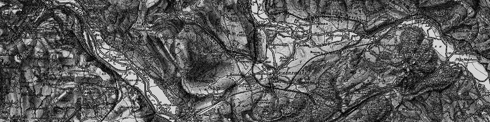 Old map of Trecenydd in 1897