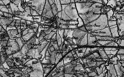Old map of Trecott in 1898