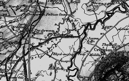 Old map of Bele Brook in 1897