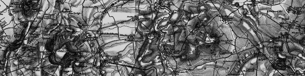 Old map of Tredington in 1898