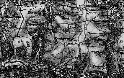 Old map of Tredinnick in 1895
