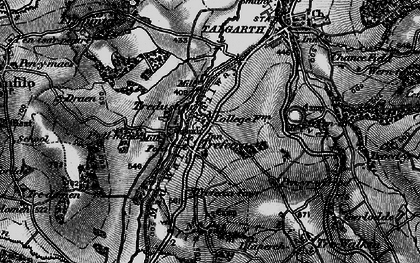 Old map of Trefecca in 1896