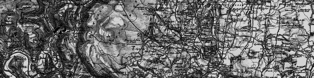 Old map of Bryn-Adda Flat in 1897