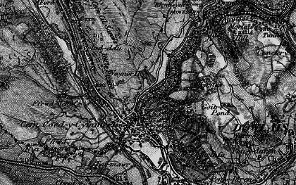 Old map of Trefechan in 1898