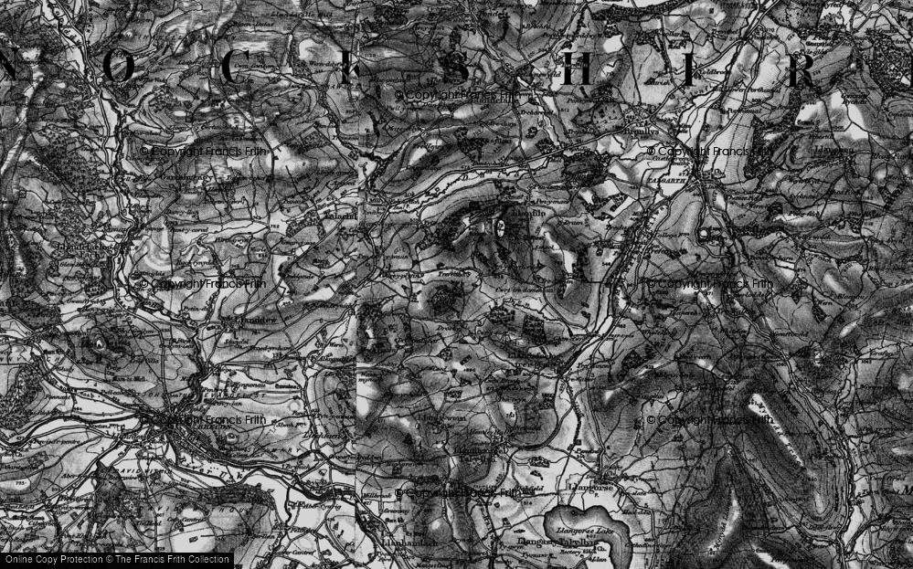 Old Map of Trefeitha, 1896 in 1896