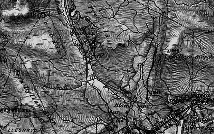 Old map of Trefil in 1897
