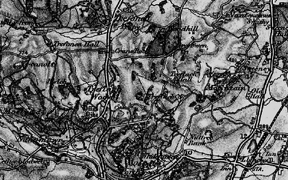 Old map of Treflach in 1897