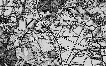 Old map of Trefnant in 1897