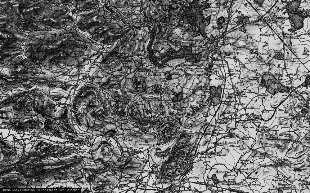 Old Map of Trefonen, 1897 in 1897