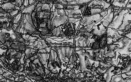 Old map of Trefonen in 1897