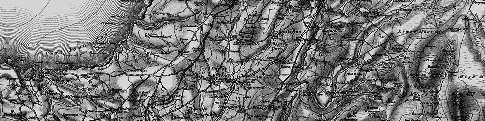 Old map of Bodulgate in 1895