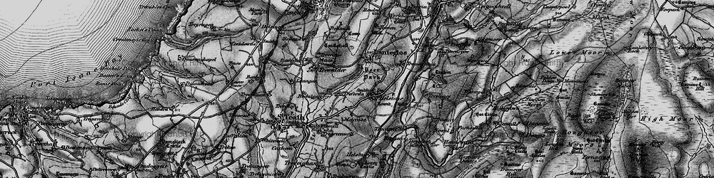 Old map of Treforda in 1895