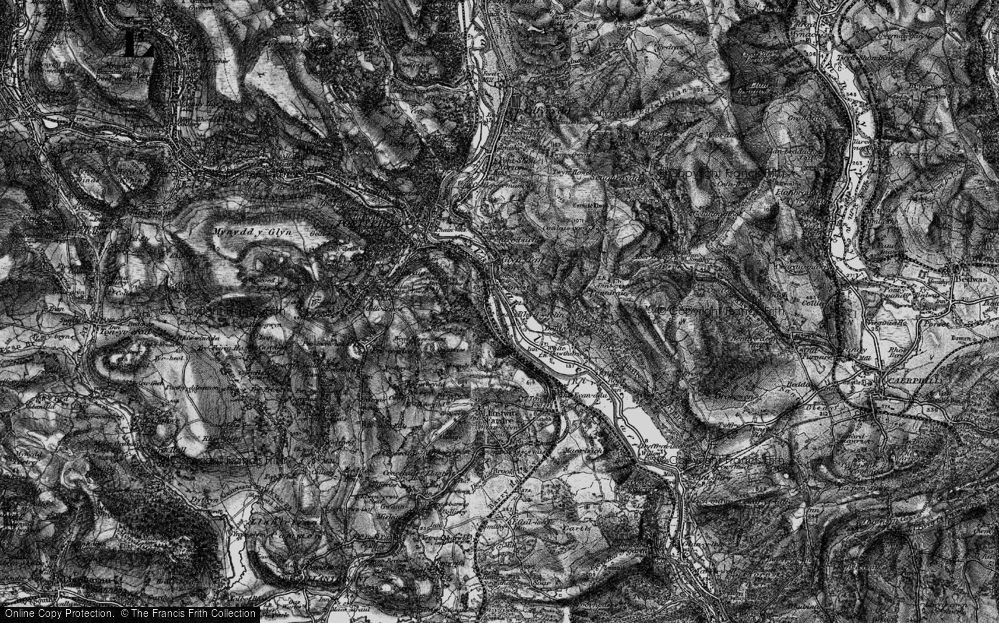 Old Map of Treforest, 1897 in 1897