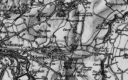 Old map of Treforgan in 1898