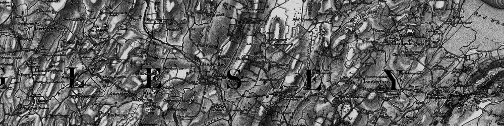 Old map of Bonc Fadog in 1899