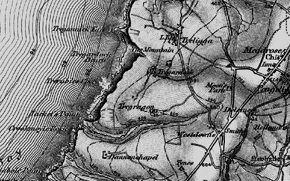Old map of Tregardock in 1895