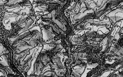 Old map of Tregarlandbridge in 1896