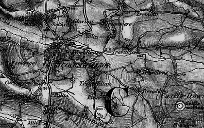 Old map of Tregatillian in 1895