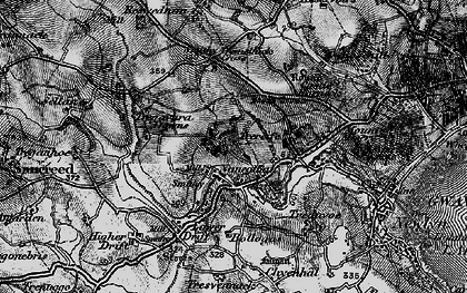 Old map of Tregavarah in 1895