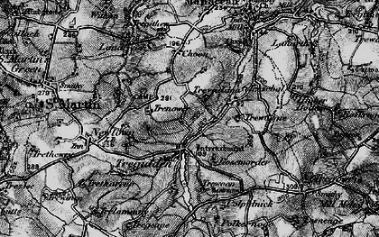 Old map of Tregidden in 1895