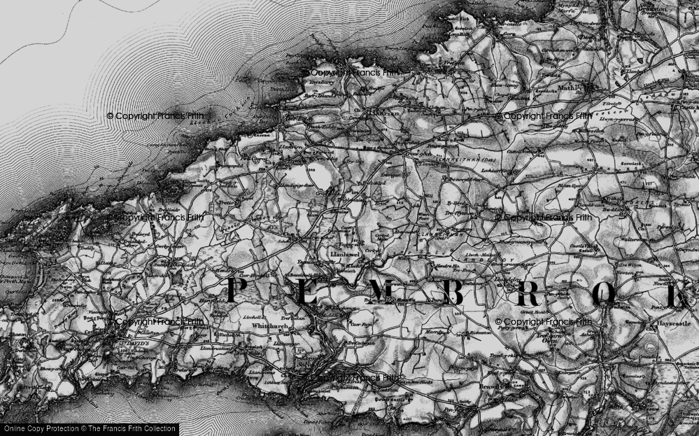 Old Map of Treglemais, 1898 in 1898
