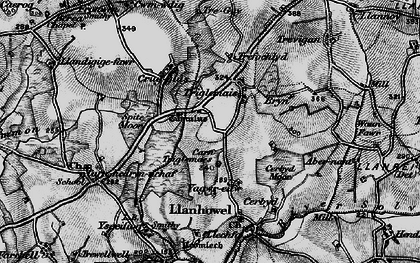 Old map of Treglemais in 1898