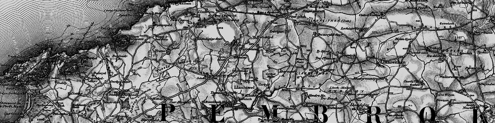 Old map of Treglemais in 1898