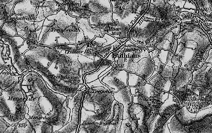 Old map of Tregolls in 1895