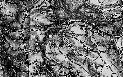 Old map of Tregonce in 1895