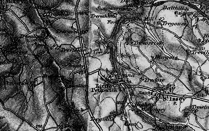 Old map of Tregonna in 1895
