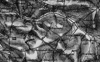 Old map of Tregonning in 1895