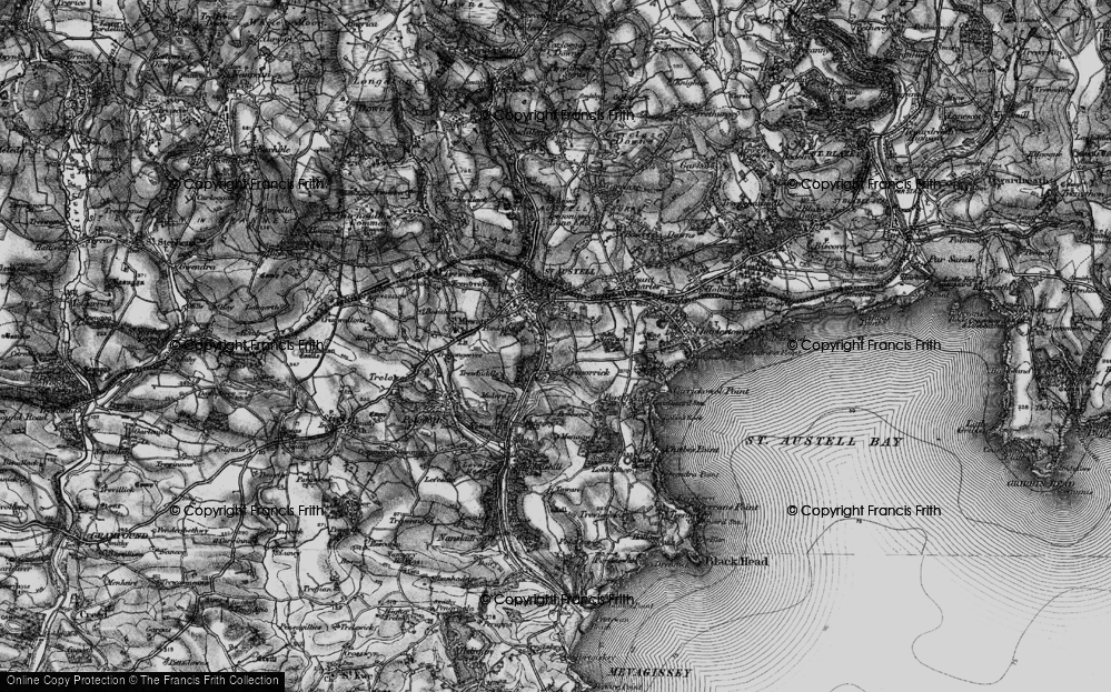 Old Map of Tregorrick, 1895 in 1895
