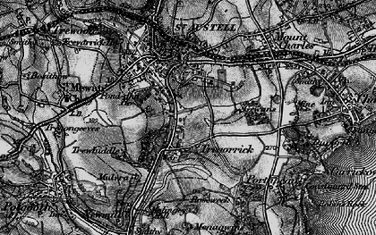 Old map of Tregorrick in 1895