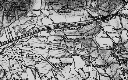 Old map of Tregoss in 1895