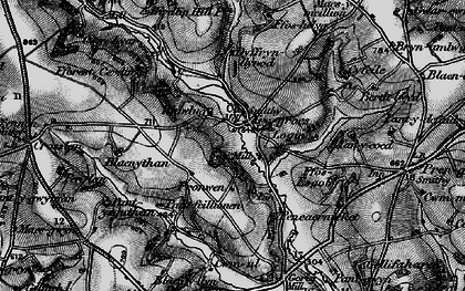Old map of Tregroes in 1898