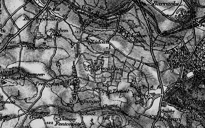 Old map of Tregullon in 1895