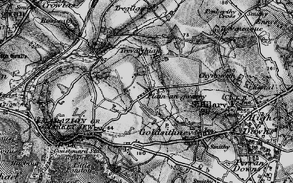 Old map of Tregurtha Downs in 1895
